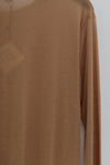 BASERANGE Classic bamboo fiber bamboo cotton long-sleeved T-shirt series collection round neck bottoming shirt France BAS-TOLS-BL-000-AURAL aural 24 new upgrade